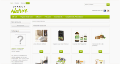 Desktop Screenshot of directnature.fr